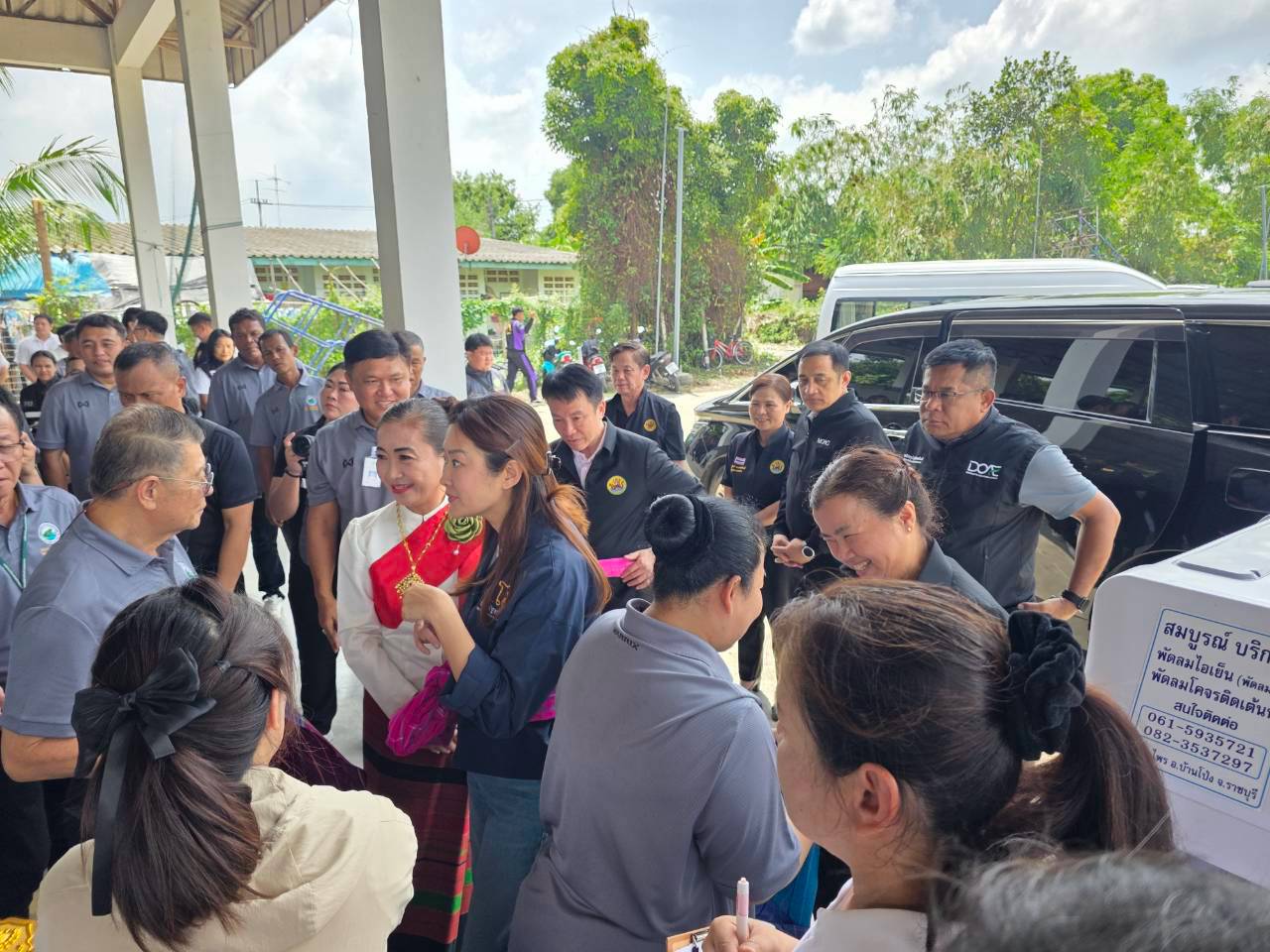 title - ส.ป.ก. ร่วมติดตามรัฐมนตรีช่วยว่าการกระทรวงเกษตรและสหกรณ์ (นางสาวปิยะรัฐชย์ ติยะไพรัช) ลงพื้นที่ตรวจราชการในจังหวัดราชบุรี